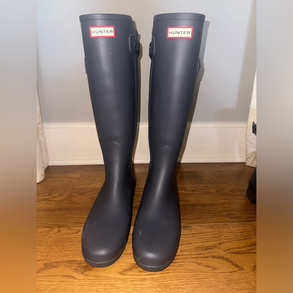Hunter Women’s Original High Boots - Dark Slate- Size 9